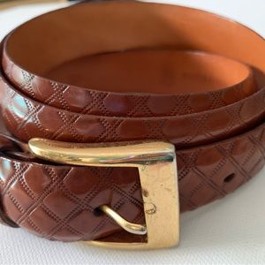 Mens Martin Dingman Brown Leather Belt Size 42